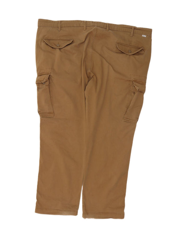 Pantaloni cargo affusolati da uomo Levi's W48 L32 in cotone marrone