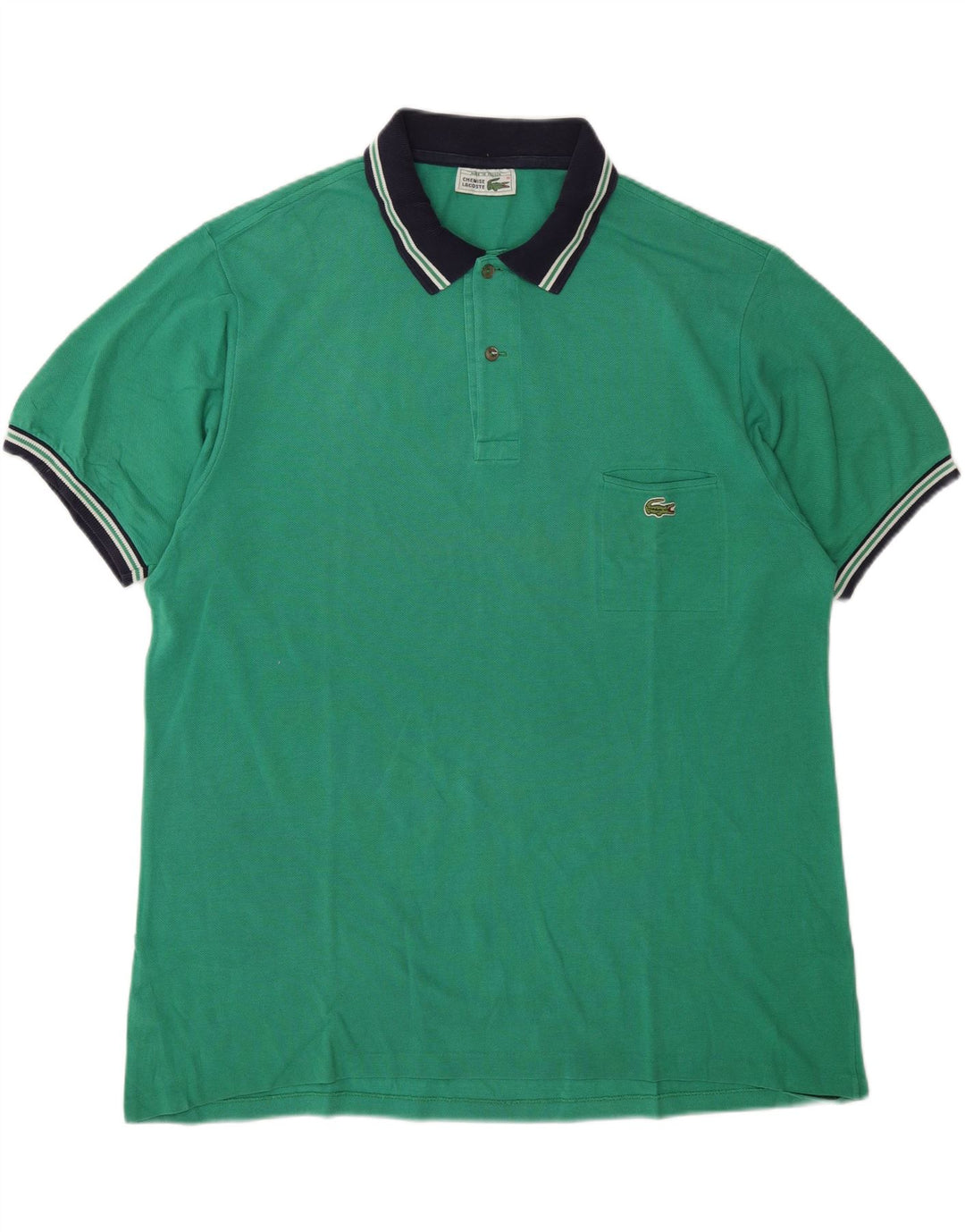Polo da uomo Lacoste taglia 7 2XL cotone verde