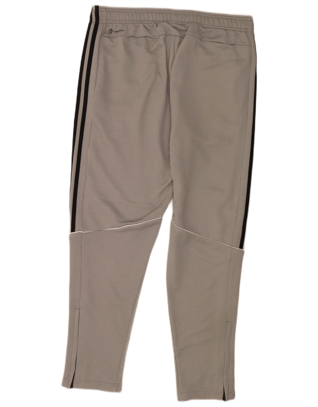 Pantaloni da tuta da uomo Adidas Large in poliestere grigio