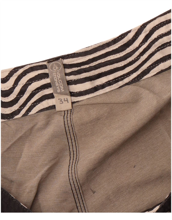 Pantaloncini da bagno da uomo VOLCOM grandi color nero