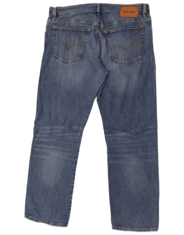 Jeans dritti da uomo D-Mihtry Diesel W33 L30 cotone blu