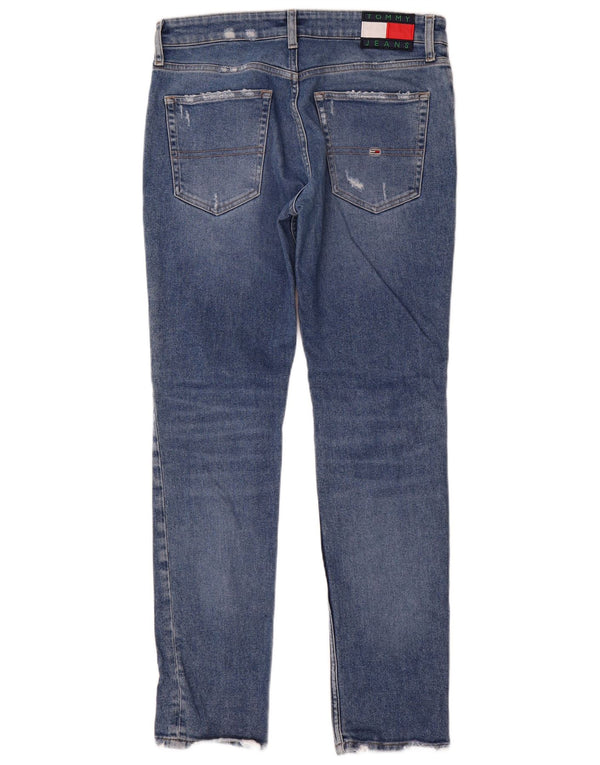 Tommy Hilfiger Uomo Scanton Slim Jeans W32 L32 Cotone Blu