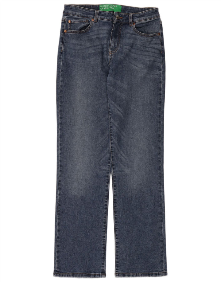 Jeans dritti da donna Benetton W30 L32 Blu
