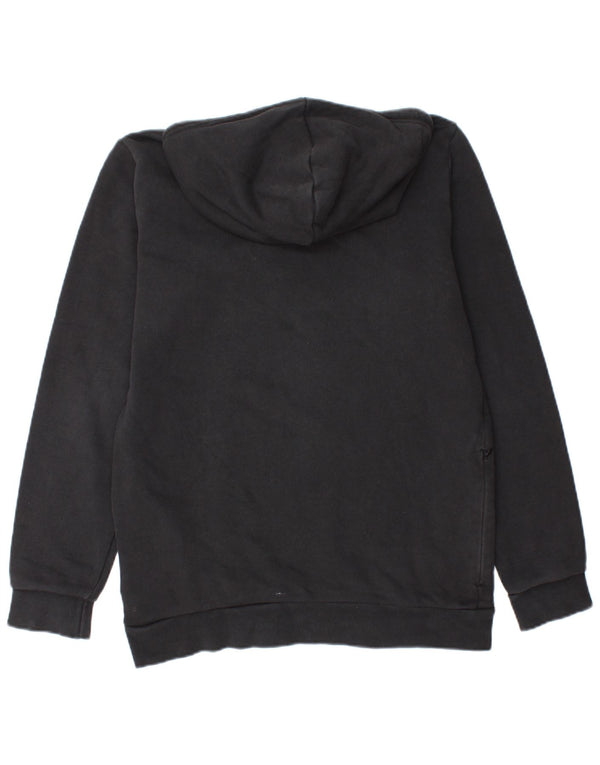 Felpa con cappuccio grafica da uomo Adidas piccola in cotone nero