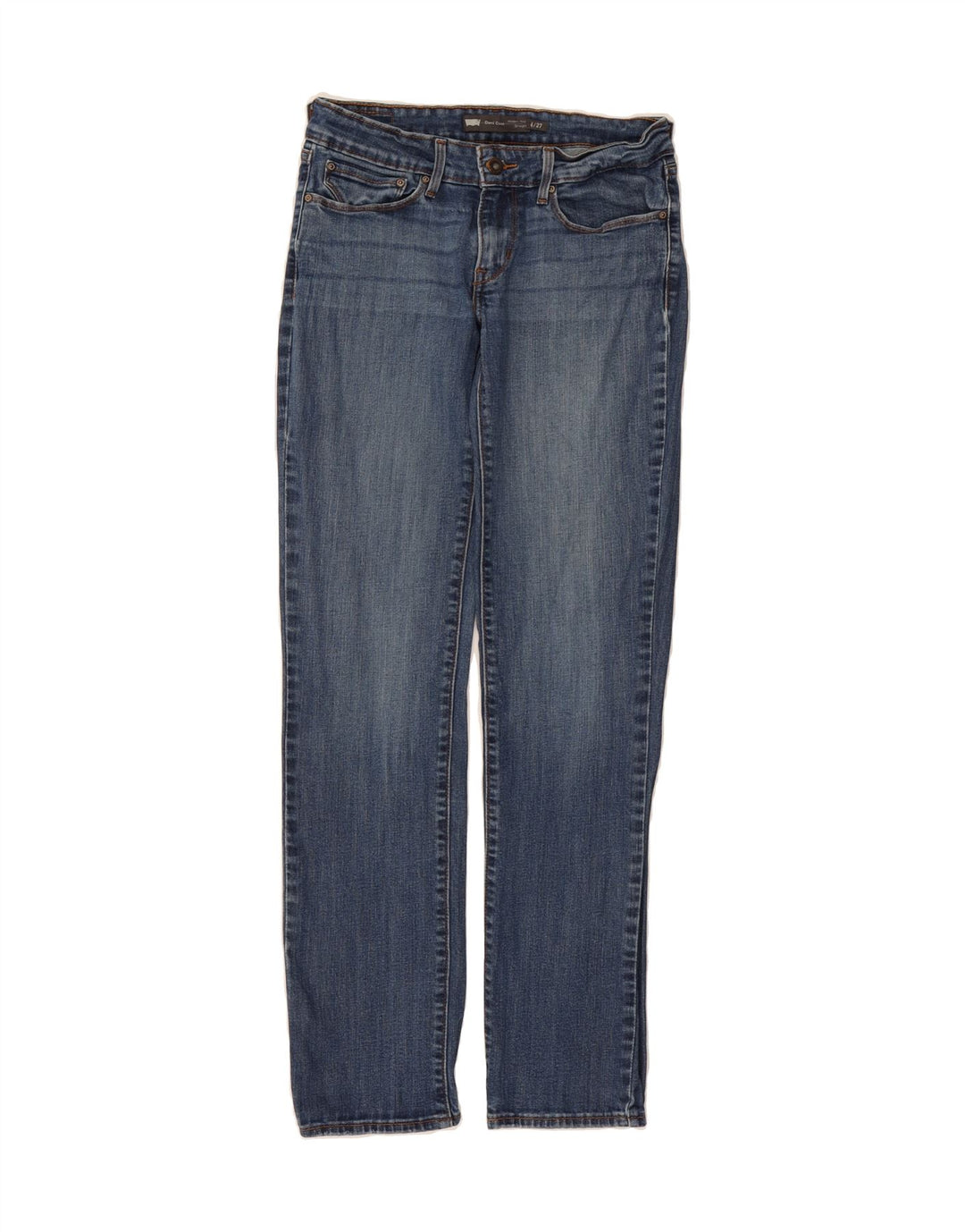LEVI'S Womens Demi Curve Straight Jeans US 4 Small W27 L31 Blue Vintage Levi's and Second-Hand Levi's from Messina Hembry 