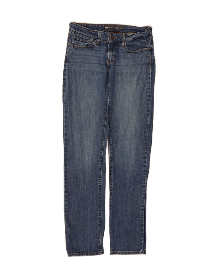 LEVI'S Womens Demi Curve Straight Jeans US 4 Small W27 L31 Blue Vintage Levi's and Second-Hand Levi's from Messina Hembry 