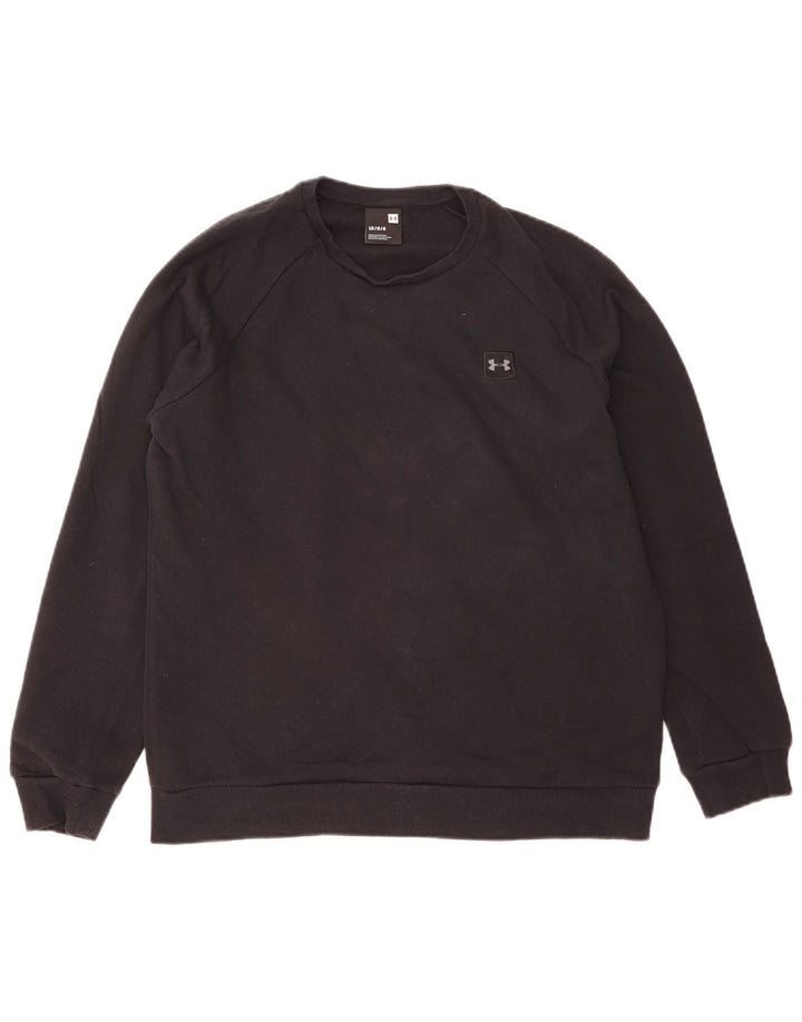 Felpa da uomo Under Armour Maglione grande cotone blu navy
