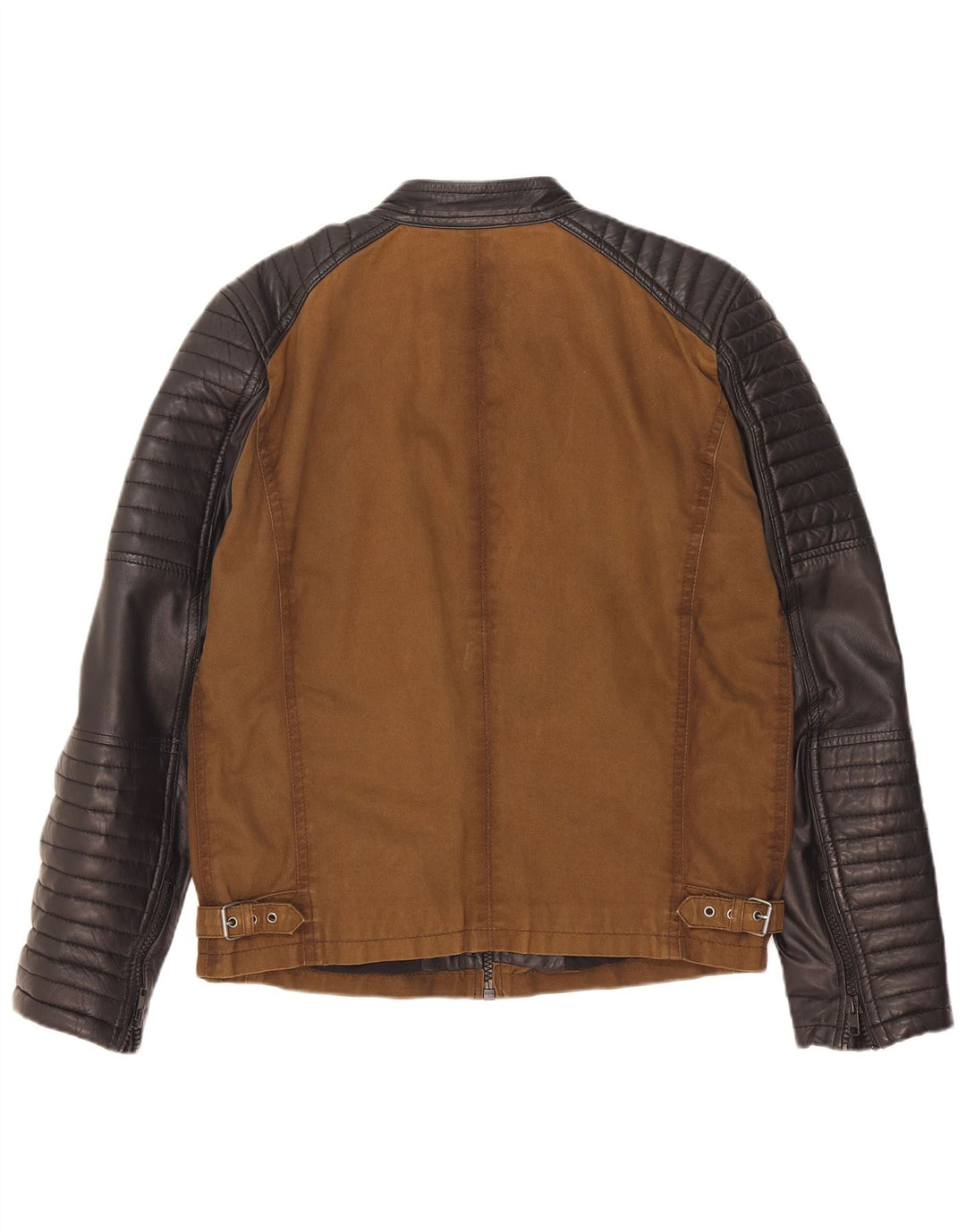 Giacca da corsa da uomo Freaky Nation UK 38 Colorblock marrone medio