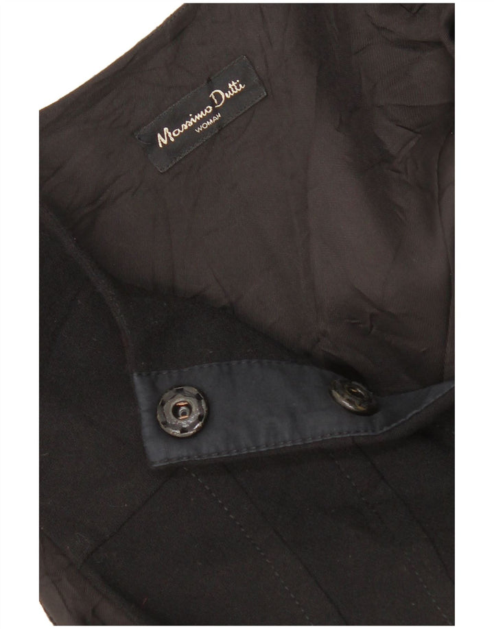 Abito a trapezio senza maniche da donna Massimo Dutti EU 38 piccolo in lana nera