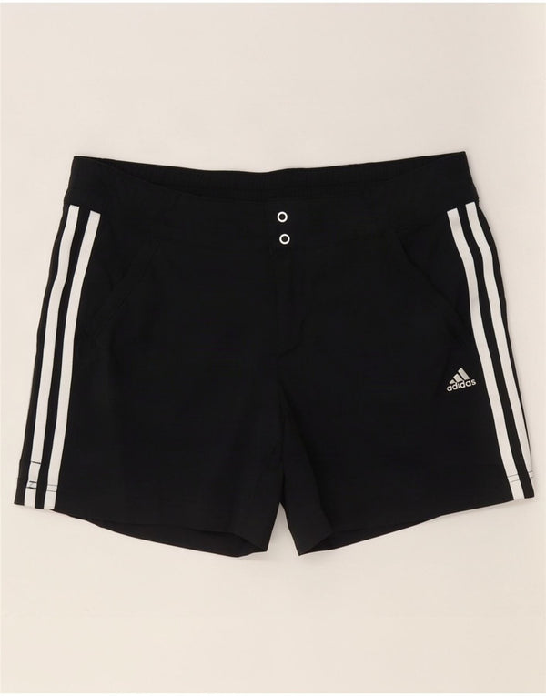 Pantaloncini sportivi Adidas Climalite da donna UK 10 piccoli nylon grigio