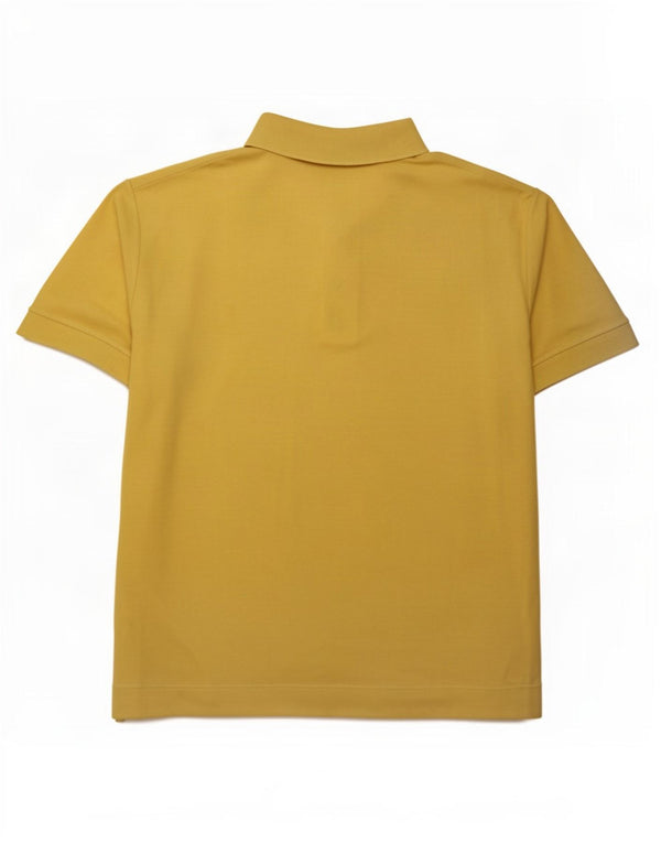 Polo da uomo Best Company grande in cotone giallo