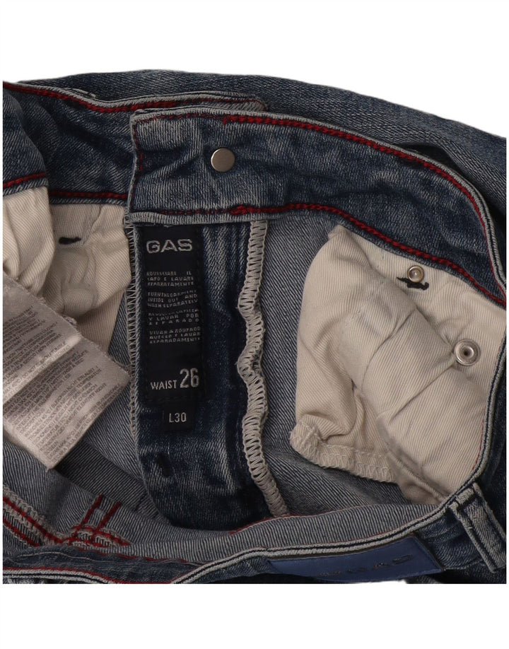 Jeans slim da donna Gas W26 L30 cotone blu