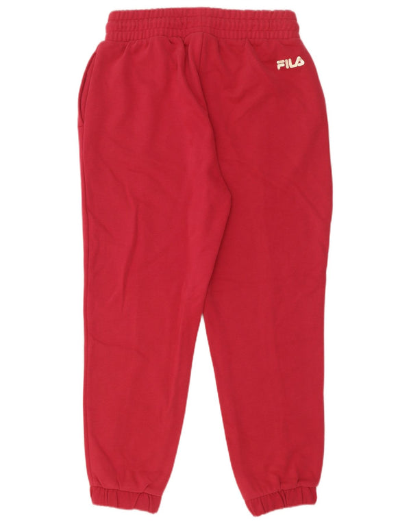 Pantaloni da tuta da donna Fila Joggers UK 10 Small Rosso Cotone