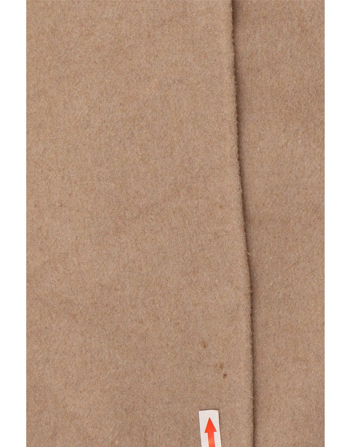 Soprabito fatto a mano da donna Zara UK 14 Lana beige medio
