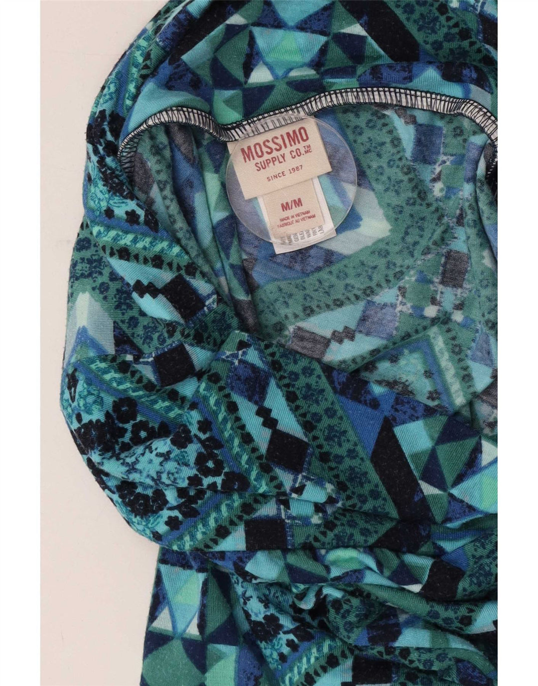Mossimo Gonna lunga da donna media W28 Poliestere geometrico multicolore