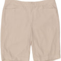 Pantaloncini casual da donna Chaps UK 16 grandi W36 cotone bianco