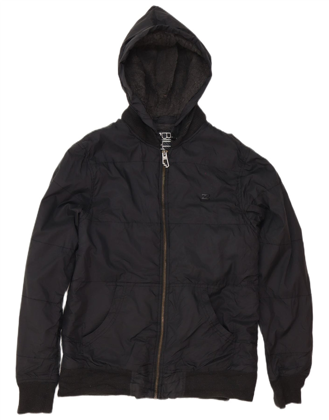 Giacca imbottita con cappuccio da uomo Billabong UK 40 grande poliestere nero