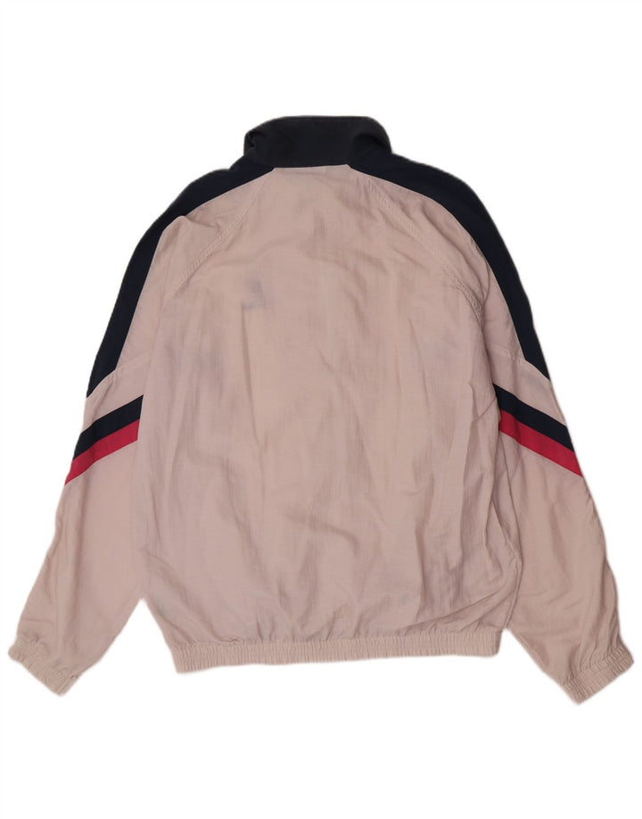 Giacca da tuta da uomo Diadora UK 42 Large Pink Colourblock in poliammide