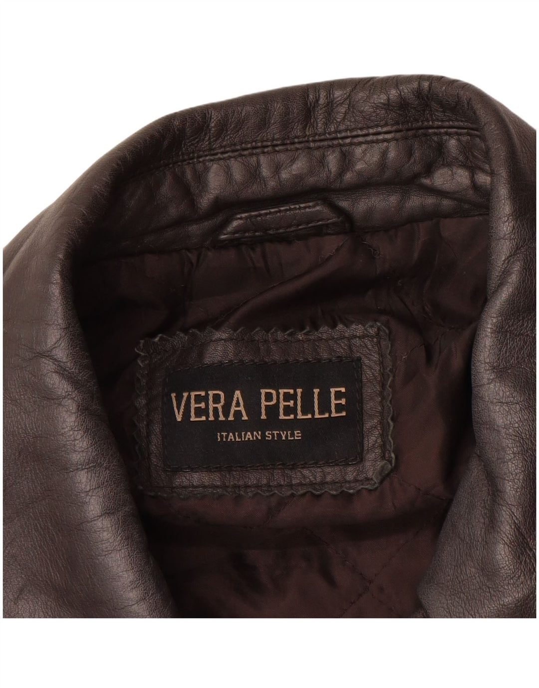 Cappotto in pelle da donna vintage IT 46 grande in pelle nera
