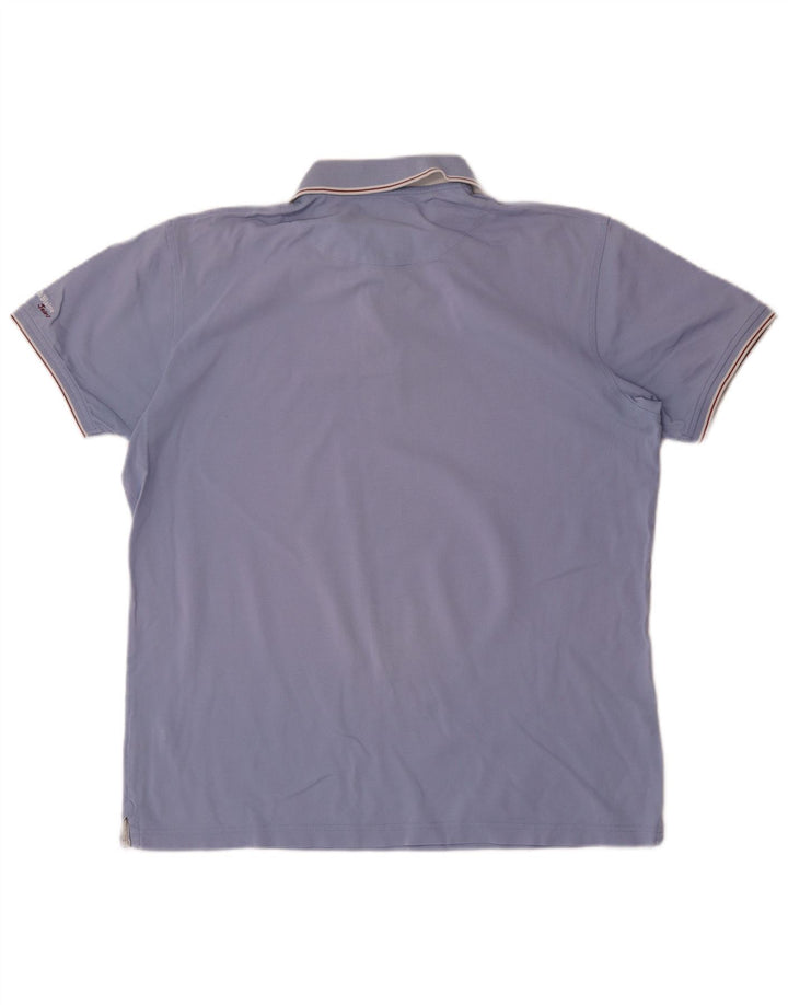 Polo da uomo Harmont & Blaine 2XL in cotone blu
