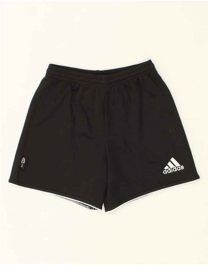 ADIDAS Womens Climalite Sport Shorts UK 0 2XS  Black Polyester Vintage Adidas and Second-Hand Adidas from Messina Hembry 
