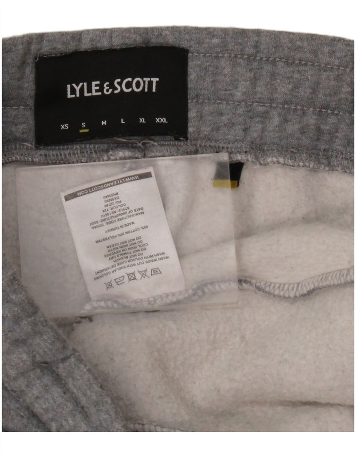 Pantaloni da tuta da uomo LYLE & SCOTT Joggers piccoli in cotone grigio