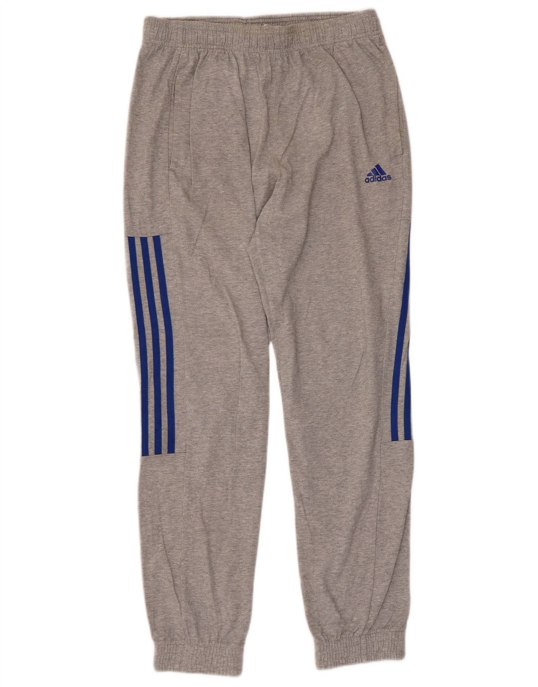 Pantaloni da tuta da uomo Adidas Joggers in cotone grigio medio