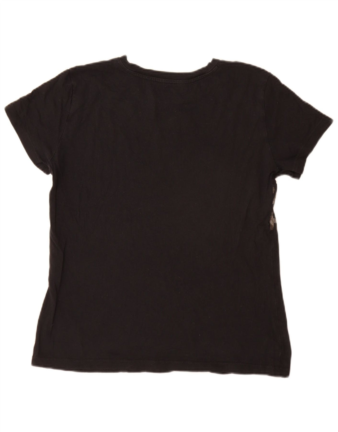 T-shirt grafica da donna Armani Exchange Top UK 14 media nera