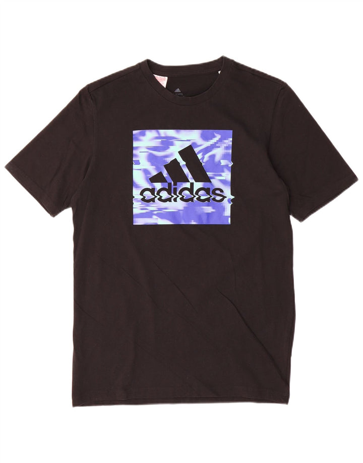 Maglietta grafica Adidas da bambino 15-16 anni Nera