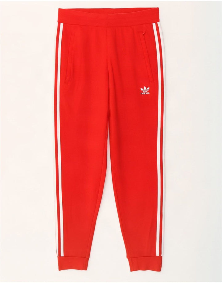 Pantaloni da tuta da uomo Adidas Joggers piccoli in cotone rosso