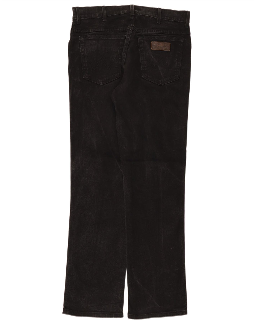 Jeans dritti elasticizzati Texas da uomo Wrangler W33 L32 cotone nero