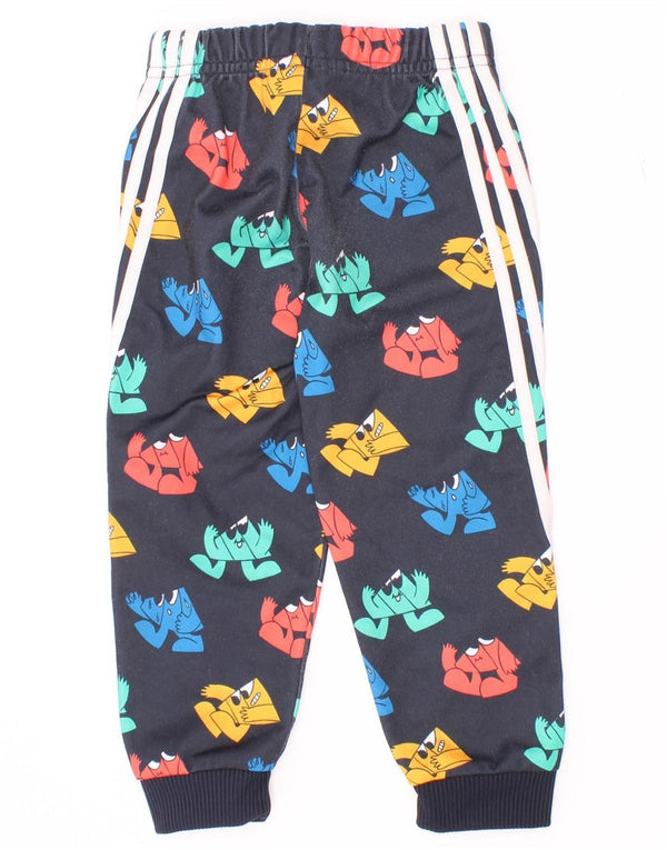 Pantaloni da tuta da jogging con grafica Adidas da bambino, 18-24 mesi, blu navy