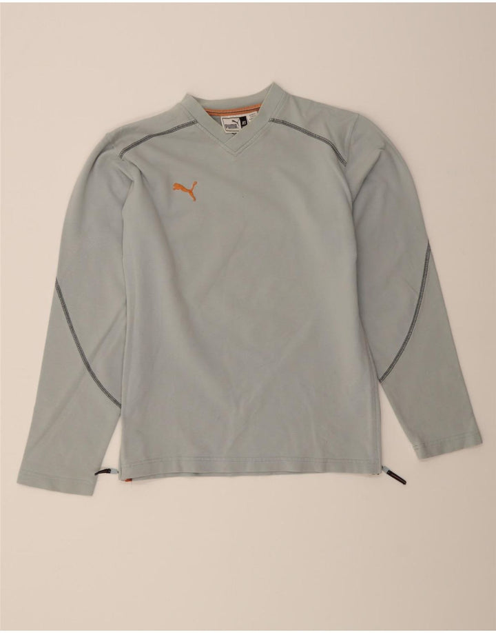 PUMA Mens Top Long Sleeve XS Grey Cotton Vintage Puma and Second-Hand Puma from Messina Hembry 