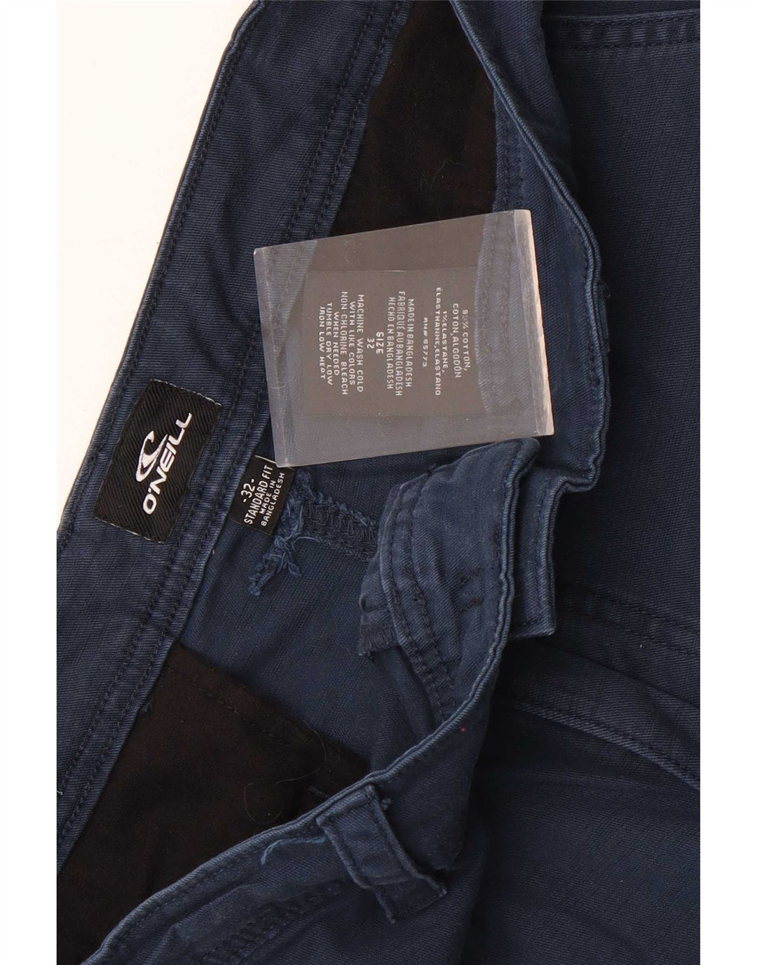 Pantaloncini chino da uomo O'Neill W32 cotone blu navy medio