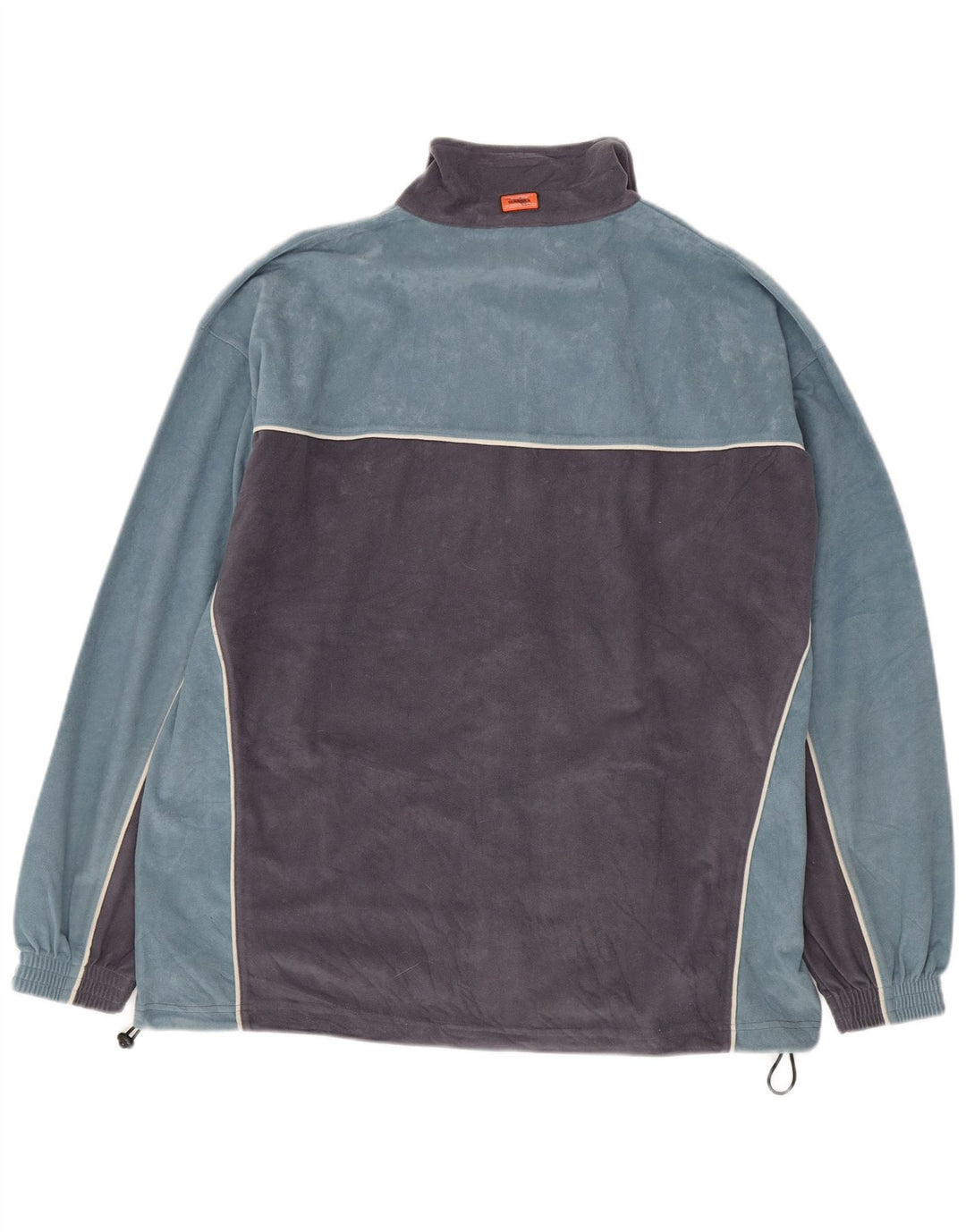 Giacca in pile da uomo Diadora UK 42 XL Blu Colourblock Poliestere