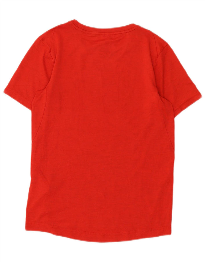T-shirt da ragazzo Nike Dri Fit Top 10-11 anni in poliestere chiazzato rosso medio