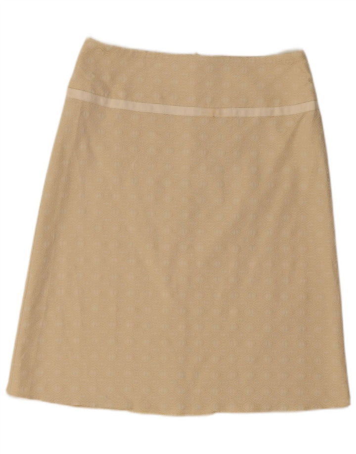 Gonna a trapezio da donna Awear UK 12 media W30 poliestere geometrico beige