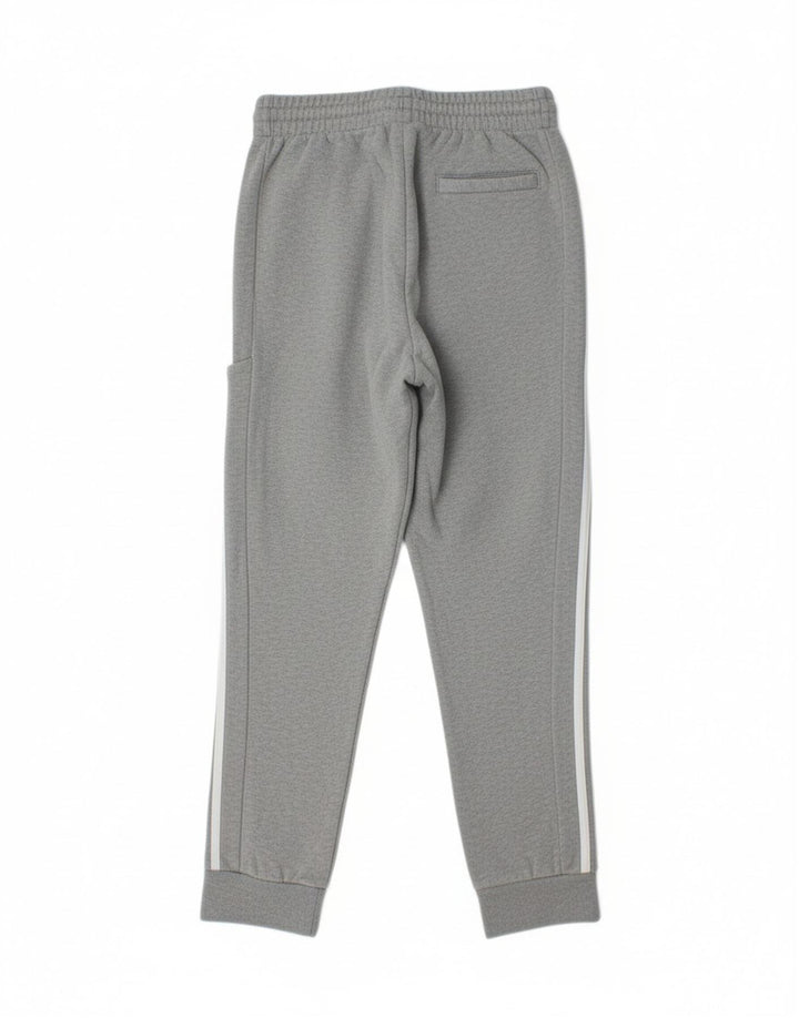 ADIDAS Mens Tracksuit Trousers Joggers Small  Grey Cotton