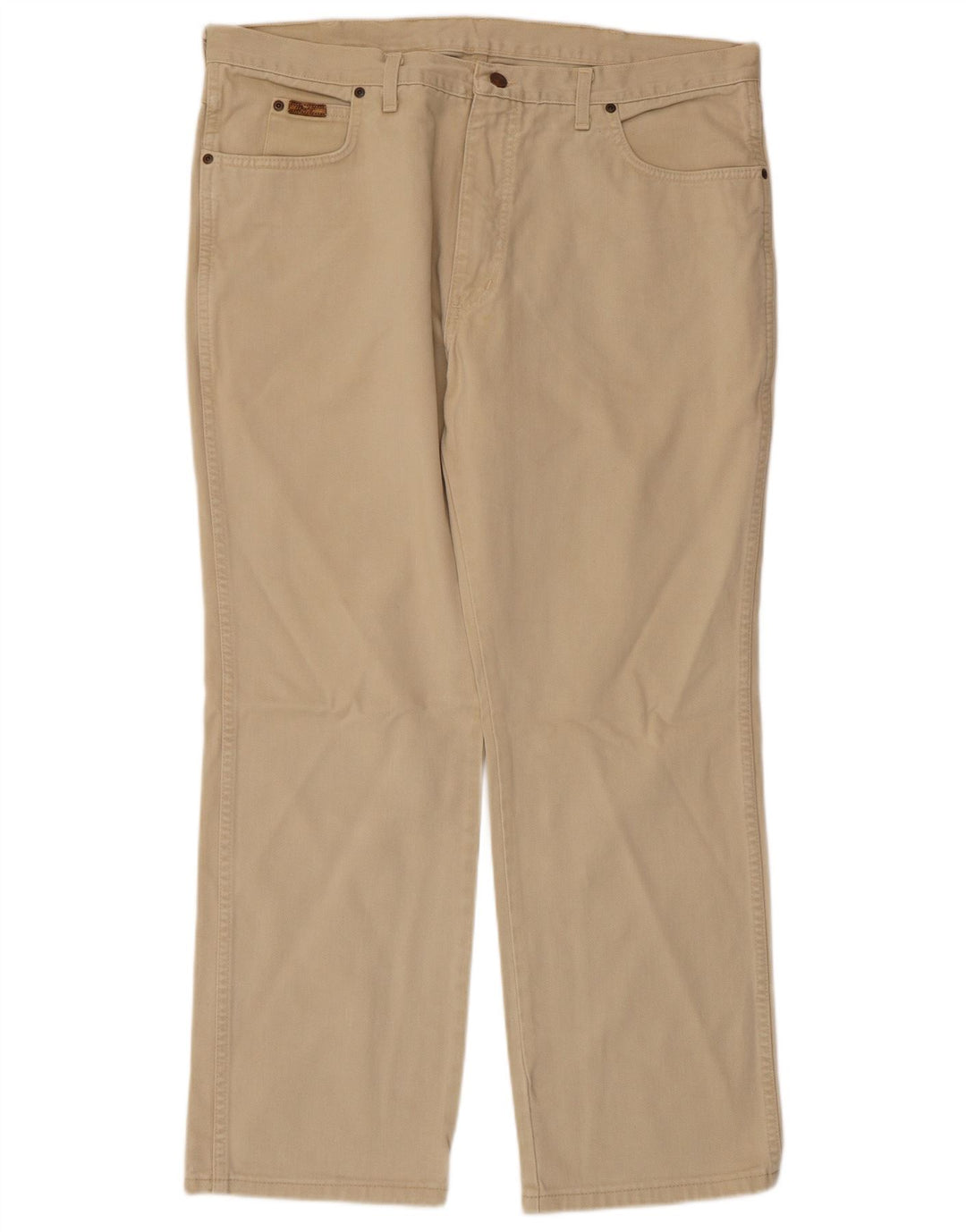 WRANGLER Pantaloni casual dritti da uomo Texas W40 L30 in cotone beige