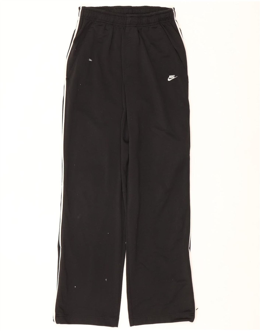 NIKE Mens Tracksuit Trousers Small  Black Polyester