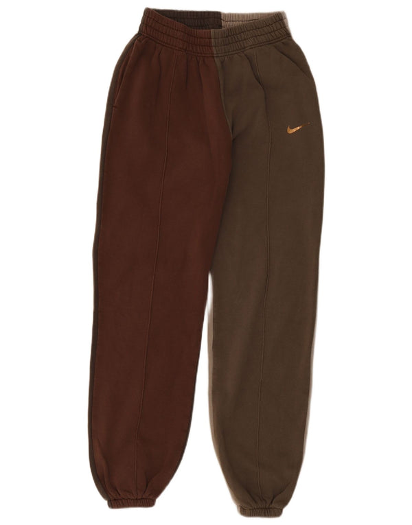 Pantaloni da tuta da uomo Nike Joggers piccoli in cotone color block multicolore