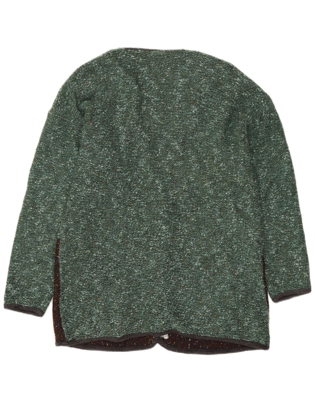 Maglione cardigan lungo oversize da donna Yessica EU 40/42 Verde medio