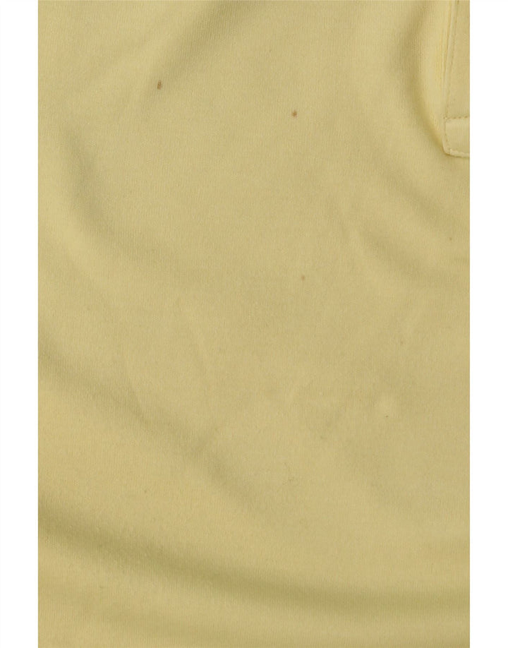 POLO RALPH LAUREN Mens Polo Shirt Medium Yellow Cotton Vintage Polo Ralph Lauren and Second-Hand Polo Ralph Lauren from Messina Hembry 