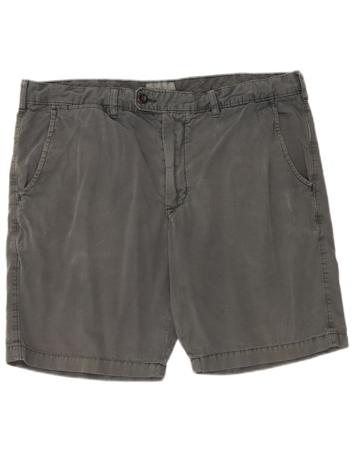 Pantaloncini chino da donna Marks & Spencer W36 grandi in cotone grigio