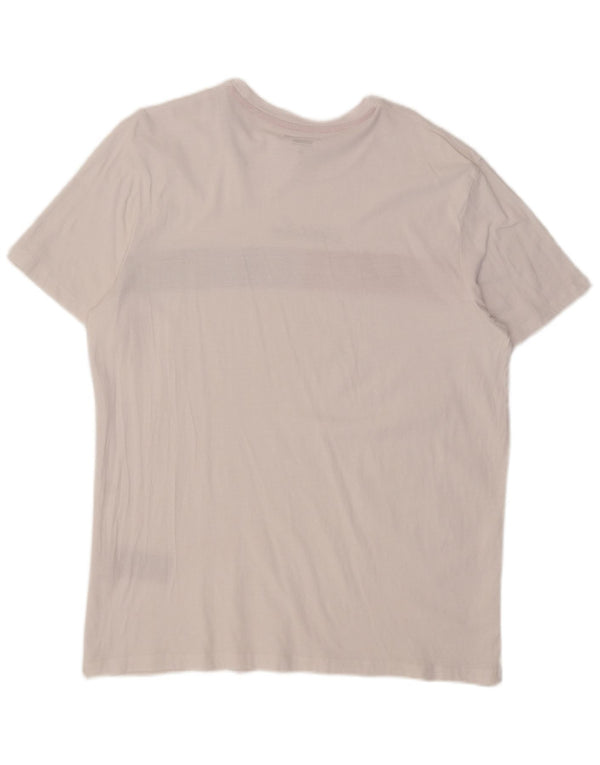 Jack & Jones T-shirt grafica da uomo con vestibilità regolare, 2XL, colore bianco