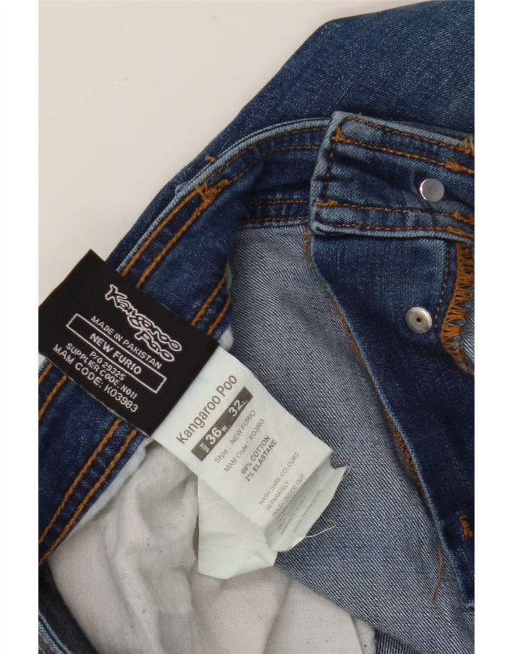 Jeans dritti da uomo Kangaroo Poo W36 L32 cotone blu