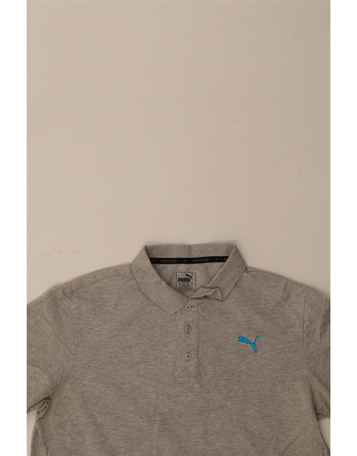 PUMA Mens Polo Shirt Large Grey Vintage Puma and Second-Hand Puma from Messina Hembry 