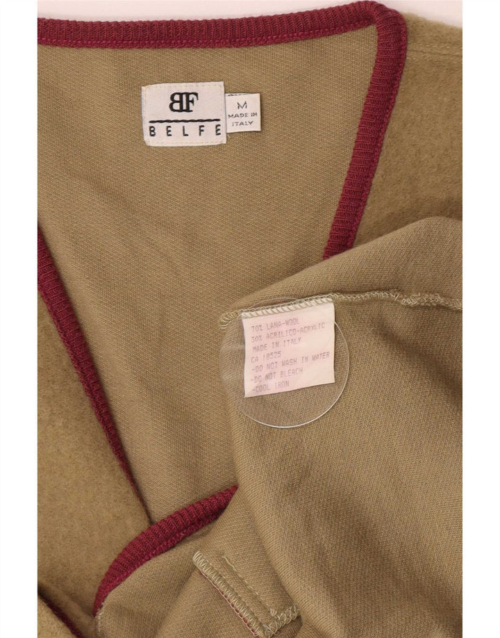 Gilet da uomo Belfe Lana color block color kaki medio