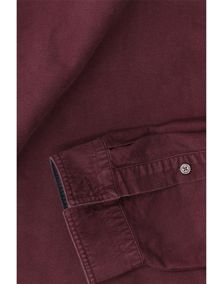 Camicia da uomo Lyle & Scott 2XL cotone bordeaux
