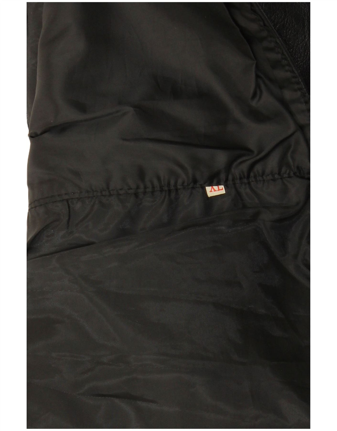 Gilet in pelle da uomo VINTAGE XL Nero